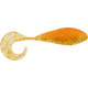 Bass Assassin Curly Shad Swimbait, 2in, 10 per Pack, Orange Gold Shiner, 2, CSA35373