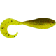 Bass Assassin Curly Shad Swimbaits, 10, 2in, Chico's Red Ear, CSA35540