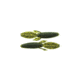 Bass Assassin Lit'l Skunk Ape Soft Bait, 10, 3 1/2in, Green Pumpkin, SKA5458