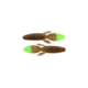 Bass Assassin Lit'l Skunk Ape Soft Bait, 10, 3 1/2in, Pumpkinseed-Chartreuse, SKA5215