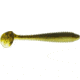 Bass Assassin Lures Boss Shiner Swimbait, 4.7in, 5 per Pack, Chico's Red Ear, 4.7, BSA17540