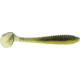 Bass Assassin Lures Boss Shiner Swimbait, 4.7in, 5 per Pack, Rainbow Shad, 4.7, BSA17462