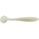 Bass Assassin Lures Boss Shiner Swimbait, 4.7in, 5 per Pack, Snow Storm, 4.7, BSA17438