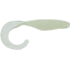 Bass Assassin Lures Curly Shad, 4in, 10 per Pack, Glow, 4, CSA26116