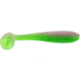 Bass Assassin Lures Litl Boss Swimbait, 3.5in, 6 per Pack, Electric Chicken, 3.5, BSA16376