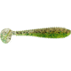 Bass Assassin Lures Litl Boss Swimbait, 3.5in, 6 per Pack, Glitterbug, 3.5, BSA16323