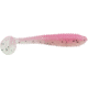 Bass Assassin Lures Litl Boss Swimbait, 3.5in, 6 per Pack, Pink Ghost, 3.5, BSA16476