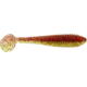 Bass Assassin Lures Litl Boss Swimbait, 3.5in, 6 per Pack, Red Gold Shiner, 3.5, BSA16380