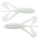Bass Assassin Lures Logger Toad Topwater, 4in, 5 per Pack, White, 4, LT02108