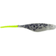Bass Assassin Lures Shad, 3in, 10 per Pack, Salt &amp; Pepper Silver Phantom/Chartreuse Tail, 3, SA13238