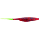Bass Assassin Lures Shad, 5in, 8 per Pack, Plum/Chartreuse Tail, 5, SA10255