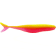 Bass Assassin Lures Split Tail Shad Jerkbait, 4in, 10 per Pack, Candy Corn, 4, STS39305