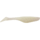 Bass Assassin Lures Turbo Shad Swimbait, 4in, 10 per Pack, Glow, 4, TSA30116