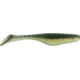 Bass Assassin Lures Turbo Shad Swimbait, 4in, 10 per Pack, Grey Ghost, 4, TSA30443