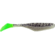 Bass Assassin Lures Turbo Shad Swimbait, 4in, 10 per Pack, Salt &amp; Pepper Silver Phantom/Chartreuse Tail, 4, TSA30238