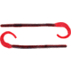 Bass Assassin Lures Worm, 11in, 10 per Pack, Plum, 11, BA11420