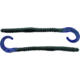 Bass Assassin Lures Worm, 6in, 15 per Pack, June Bug, 6, BA6415
