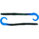Bass Assassin Lures Worm, 6in, 15 per Pack, June Bug/Blue Tail, 6, BA6237