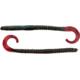 Bass Assassin Lures Worm, 6in, 15 per Pack, Red Shad/Green Glitter, 6, BA6316