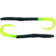 Bass Assassin Lures Worm, 7.5in, 15 per Pack, June Bug Chartreuse Tail, 7.5, BA8221