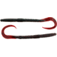 Bass Assassin Lures Worm, 7.5in, 15 per Pack, Red Shad/Green Glitter, 7.5, BA8316