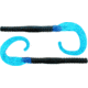 Bass Assassin Lures Worm, 8in, 12 per Pack, Black/Blue Glitter Tail, 8, BA12405