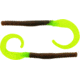 Bass Assassin Lures Worm, 8in, 12 per Pack, Pumpkinseed/Chart Tail, 8, BA12215