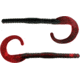 Bass Assassin Lures Worm, 8in, 12 per Pack, Red Shad/Green Glitter, 8, BA12316