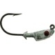 Bass Assassin Pro Elite Jigheads, 1/2 oz, Hook 4/0, 3 per Pack, Lead/Red Eye, 1/2 oz, PEJ12001