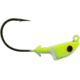 Bass Assassin Pro Elite Jigheads, 3/4 oz, Hook 5/0, 2 per Pack, Chartreuse, 3/4 oz, PEJ34005