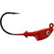 Bass Assassin Pro Elite Jigheads, 3/4 oz, Hook 5/0, 2 per Pack, Red/Copper Flake, 3/4 oz, PEJ34013