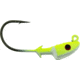 Bass Assassin Pro Elite Jigheads, 3/8 oz, Hook 3/0, 3 per Pack, Chartreuse, 3/8 oz, PEJ38005