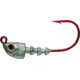 Bass Assassin Red Hook Jighead, 1/4 oz, 4/0 Wide Gap Hook Lead/Unpainted, 4/Pack, RJA63001