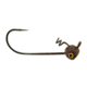 Bass Assassin Shaky Head Jigheads, 1/4 oz, Hook 4/0, 3 per Pack, Pumpkinseed, 1/4 oz, SHJA73606