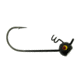 Bass Assassin Shaky Head Jigheads, 1/4 oz, Hook 4/0, 3 per Pack, Black, 1/4 oz, SHJA73614