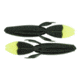 Bass Assassin Skunk Ape 4-1/4in 7 ct Black/Chartreuse, SKA4205