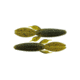 Bass Assassin Skunk Ape 4-1/4in 7 ct Green Pumpkin, SKA4458