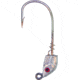 Bass Assassin Spring Lock Jighead, 1/4 oz, 5/0 Hook Lead/Unpainted, 3/Pack, SLJA77001