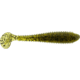 Bass Assassin Walleye Assassin Litl Boss, 3.5in, 6 per Pack, Green Pumpkin, 3.5, WBS31458