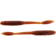 Bass Assassin Walleye Assassin Litl Tapper, 4.5in, 12 per Pack, Rootbeer/Red Glitter, 4.5, WTO87401