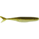 Bass Assassin Walleye Assassin Split Tail Shad, 4in, 10 per Pack, Chico's Red Ear, 4, WST43540
