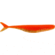 Bass Assassin Walleye Assassin Split Tail Shad, 4in, 10 per Pack, Orange Gold Shiner, 4, WST43373