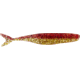 Bass Assassin Walleye Assassin Split Tail Shad, 4in, 10 per Pack, Red/Gold Shiner, 4, WST43380