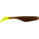 Bass Assassin Walleye Assassin Turbo Shad, 4in, 10 per Pack, 10w40/Limetreuse Tail, 4, WA32210