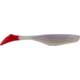 Bass Assassin Walleye Assassin Turbo Shad, 4in, 10 per Pack, Albino/Fire Tail, 4, WA32240