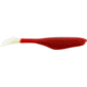 Bass Assassin Walleye Assassin Turbo Shad, 4in, 10 per Pack, Bloody White, 4, WA32257