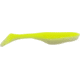 Bass Assassin Walleye Assassin Turbo Shad, 4in, 10 per Pack, Chartreuse/White, 4, WA32526