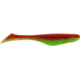 Bass Assassin Walleye Assassin Turbo Shad, 4in, 10 per Pack, Chartreuse Woodpecker, 4, WA32391