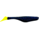 Bass Assassin Walleye Assassin Turbo Shad, 4in, 10 per Pack, Electric Blue/Limetreuse Tail, 4, WA32254