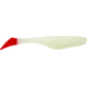 Bass Assassin Walleye Assassin Turbo Shad, 4in, 10 per Pack, Glow/Fire Tail, 4, WA32249
